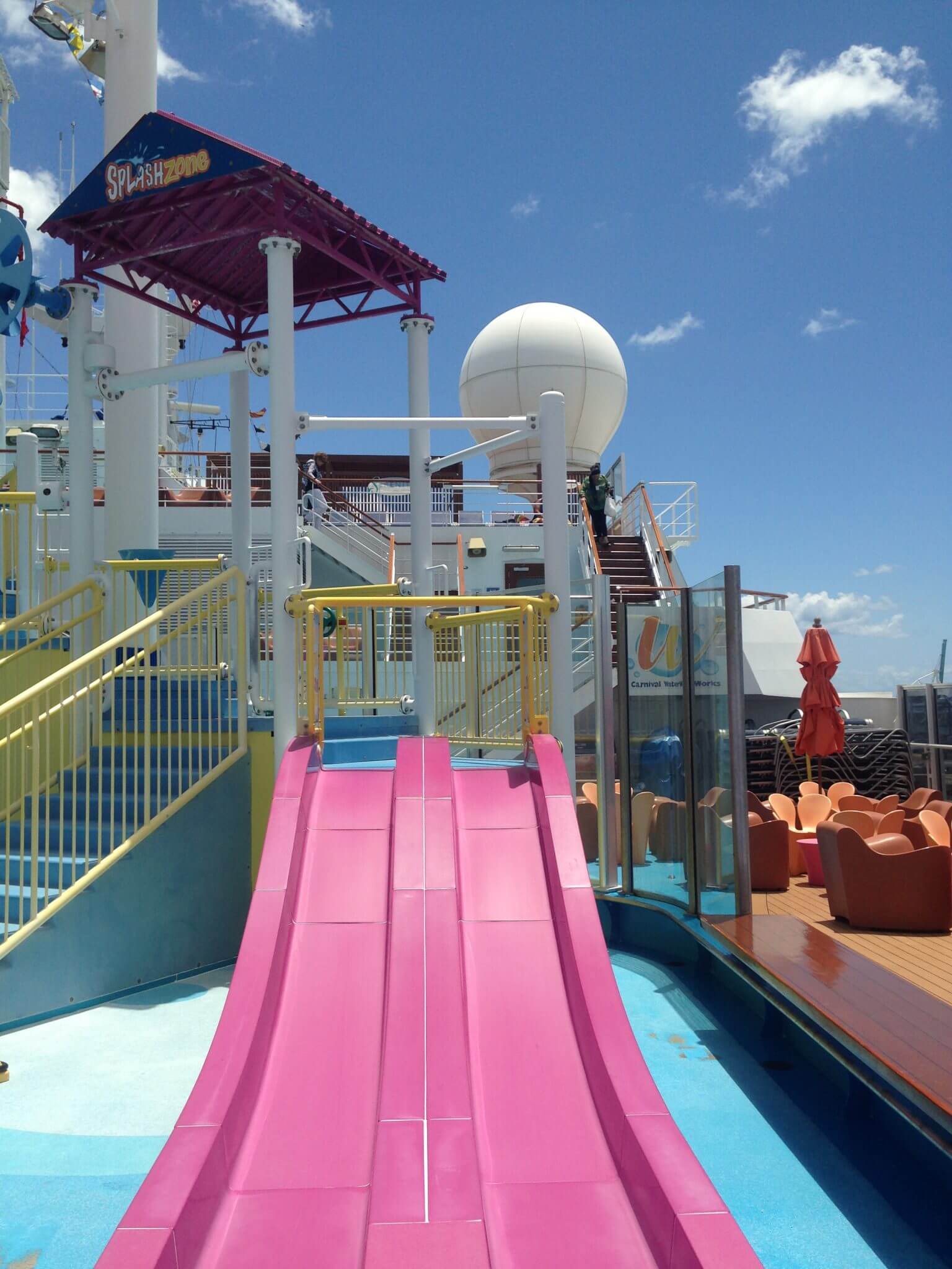 Small Slide at the Carnival Splash Works