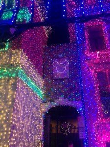 Hidden Mickey at Osborne Family Spectacle of Dancing Lights. 