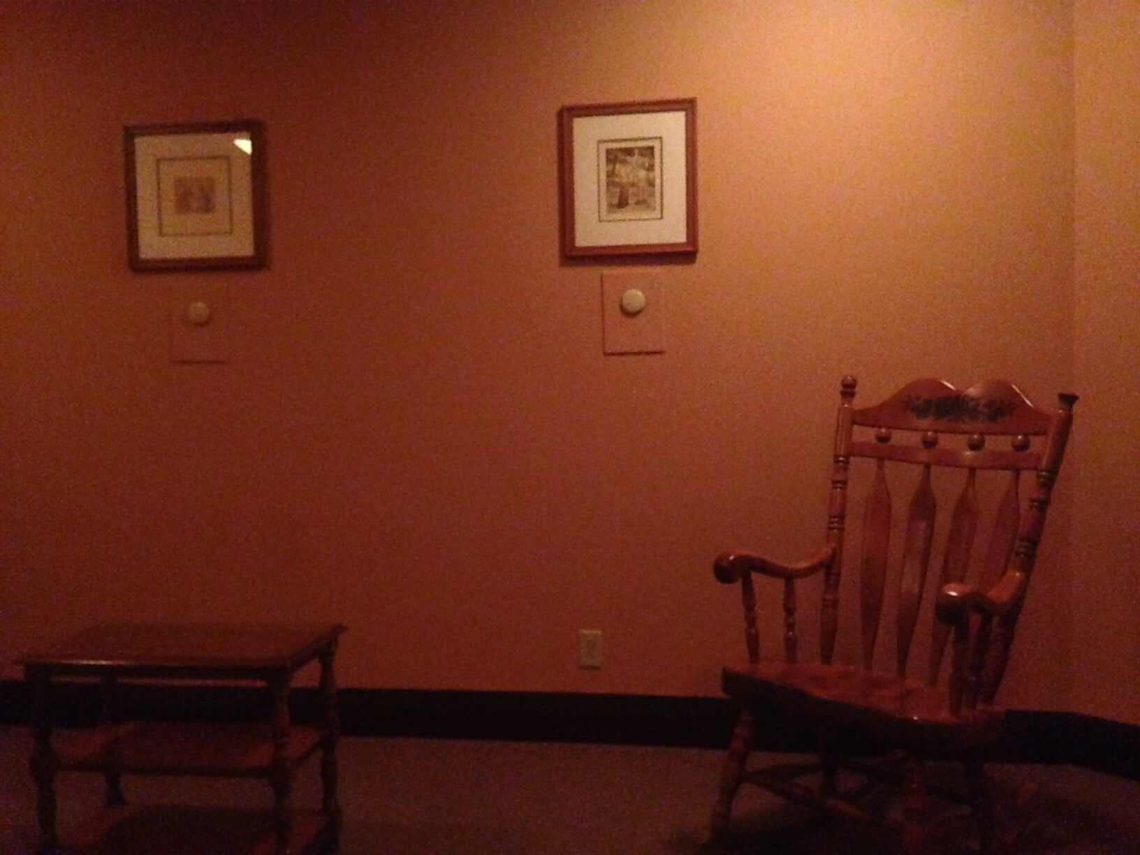 Rocking Chairs in the Nursing Mother's Room in the Baby Care Center in Epcot